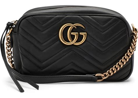 gucci black camera bag|authentic Gucci marmont small bag.